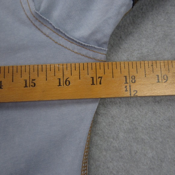 Double D Ranch T Shirt Womens XS Blue End Of Ride Top Cowboy Rodeo Embroidered - Picture 11 of 13